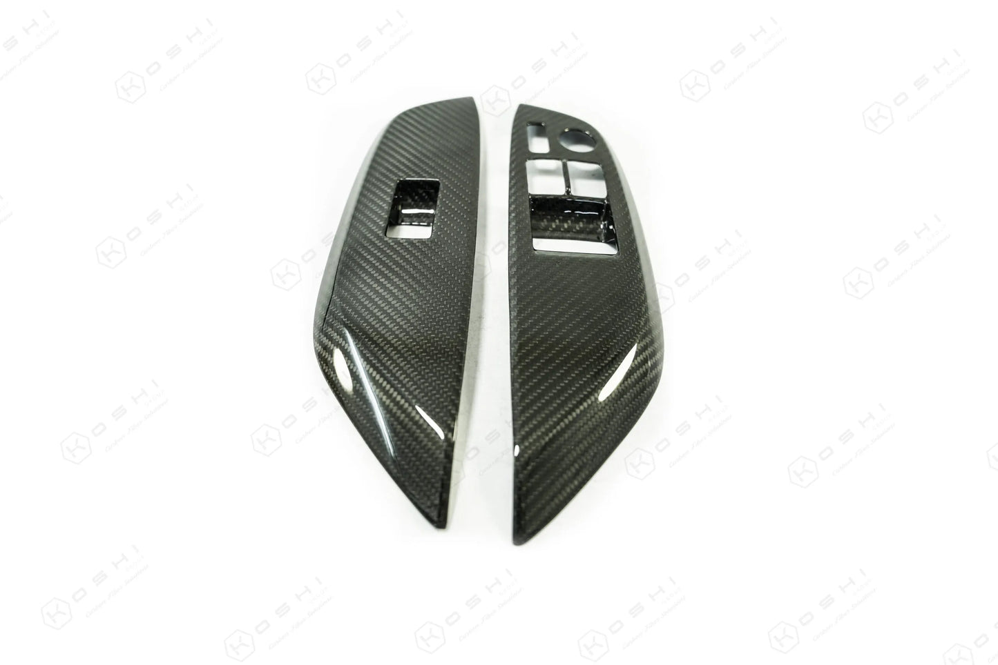 Toyota GR Yaris Window Switch Control Cover - Carbon Fibre - Koshi Group Store
