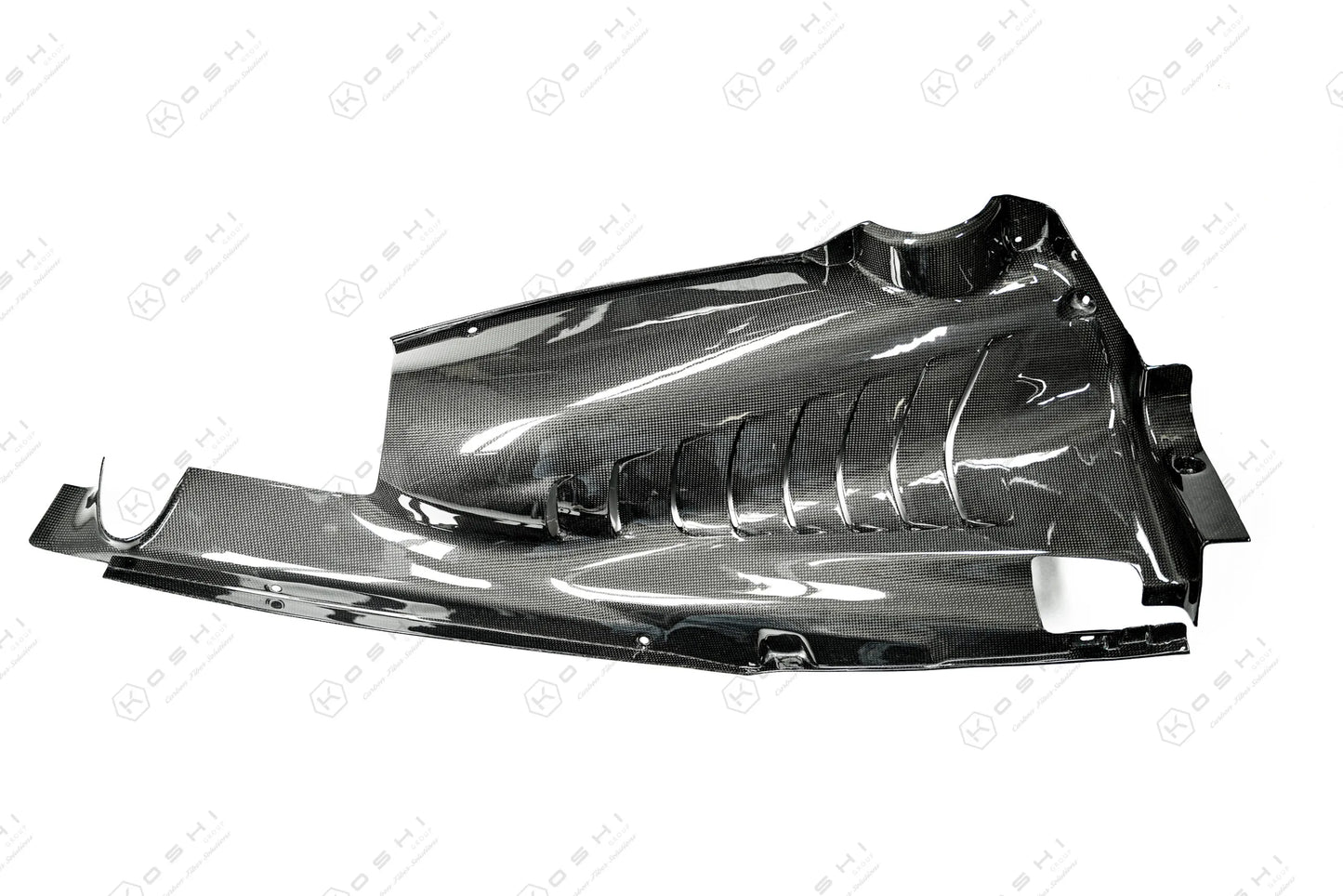 Ferrari F8 – Carbon Fiber Engine Covers Trim Set - Carbon Fibre - Koshi Group Store