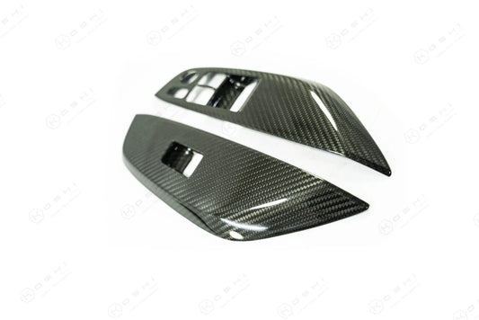Toyota GR Yaris Window Switch Control Cover - Carbon Fibre - Koshi Group Store