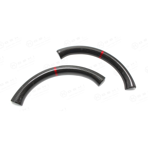 Audi RS3/RS4 Steering Wheel Upper Part (2017-2018) Red Stripe - Carbon Fibre - Koshi Group Store