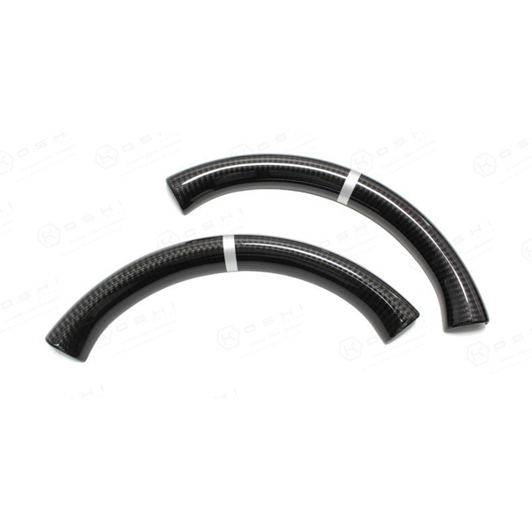 Audi RS3/RS4 Steering Wheel Upper Part (2017-2018) White Stripe - Carbon Fibre - Koshi Group Store