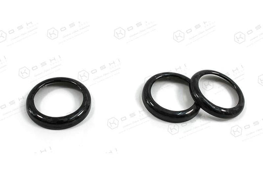 Abarth 500 / 595 / 695 Dashboard Buttons Trim - Carbon Fibre - Abarth Tuning