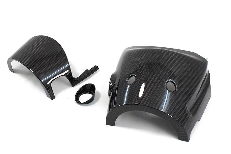 Abarth 500 / 595 / 695 Steering Wheel Shroud - Carbon Fibre - Abarth Tuning
