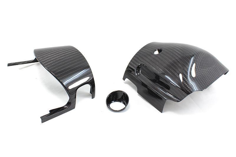 Abarth 500 / 595 / 695 Steering Wheel Shroud - Carbon Fibre - Abarth Tuning