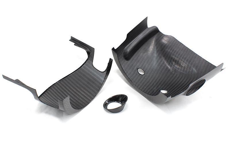 Abarth 500 / 595 / 695 Steering Wheel Shroud - Carbon Fibre - Abarth Tuning