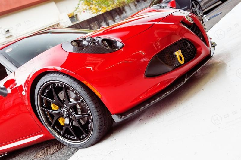 Alfa Romeo 4C Front Splitter Lip - Carbon Fibre - Koshi Group Store