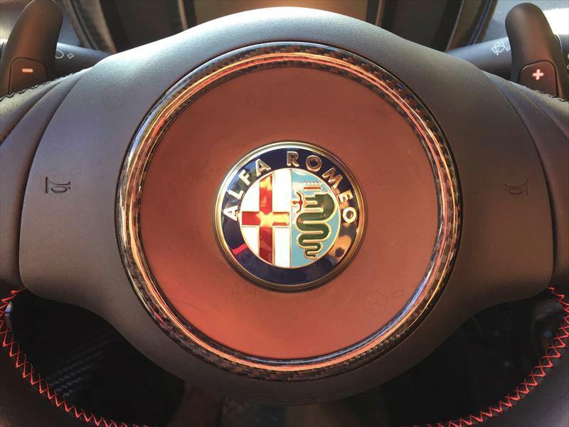 Alfa Romeo 4C Steering Wheel Air Bag Circle Frame - Carbon Fibre - Koshi Group Store
