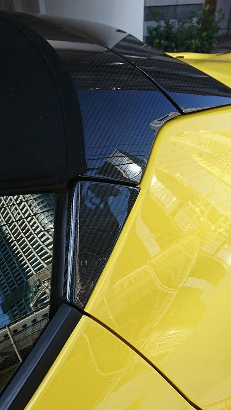 Alfa Romeo 4C Triangle Door Panels - Carbon Fibre - Koshi Group Store