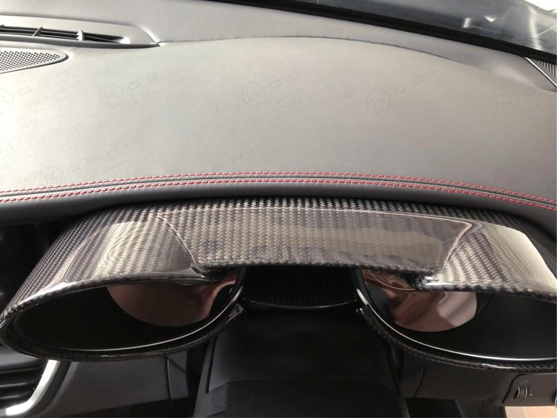Alfa Romeo Giulia Instrument Cover LHD & RHD - Carbon Fibre - Koshi Group Store