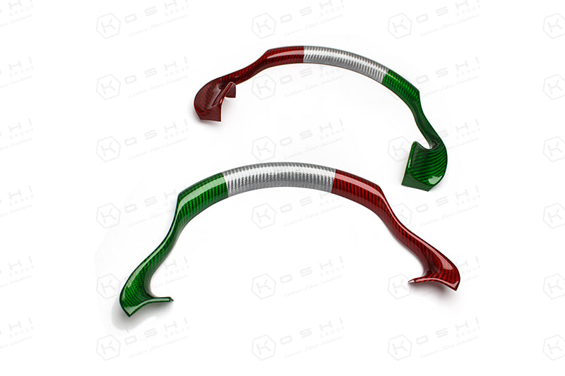 Alfa Romeo Giulia QV / Stelvio QV Steering Wheel Upper Part Cover - Carbon Fibre - Koshi Group Store