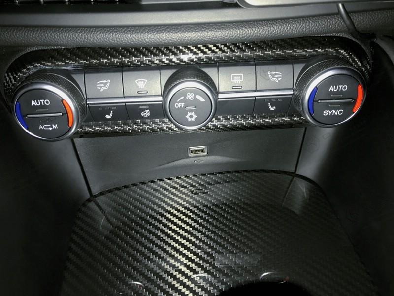 Alfa Romeo Giulia / Stelvio A/C Air Conditioning Frame Cover - Carbon Fibre - Koshi Group Store