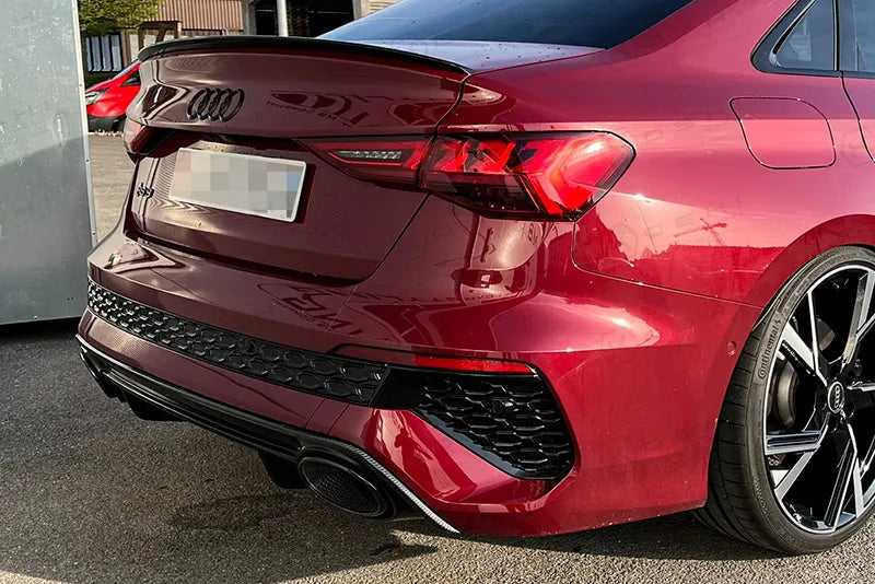 Audi RS3 (2021-ongoing) Rear Diffuser Side Trim - Carbon Fibre - Koshi Group Store