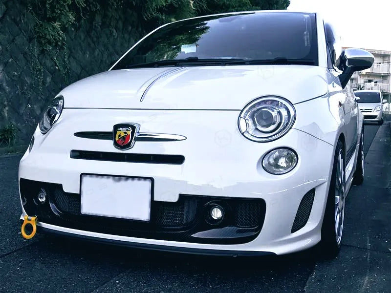 Abarth 500 Fog Lights Cover - Carbon Fibre - TMC Motorsport