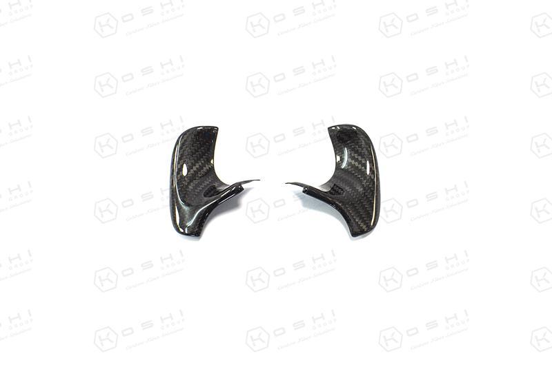 Alfa Romeo Giulia / Stelvio Steering Wheel Thumb Grips Cover - Carbon Fibre - Koshi Group Store
