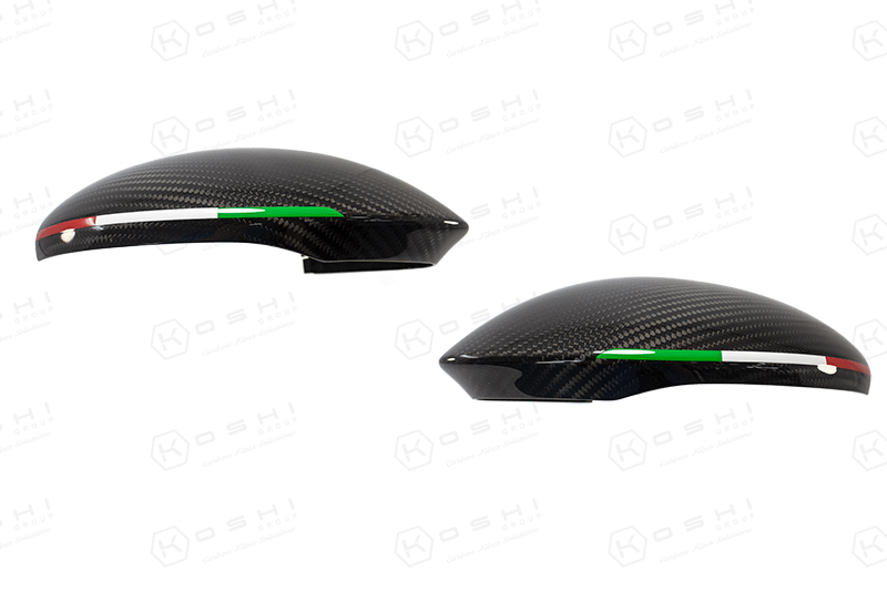 Alfa Romeo Stelvio Mirror Caps - Carbon Fibre - Koshi Group Store