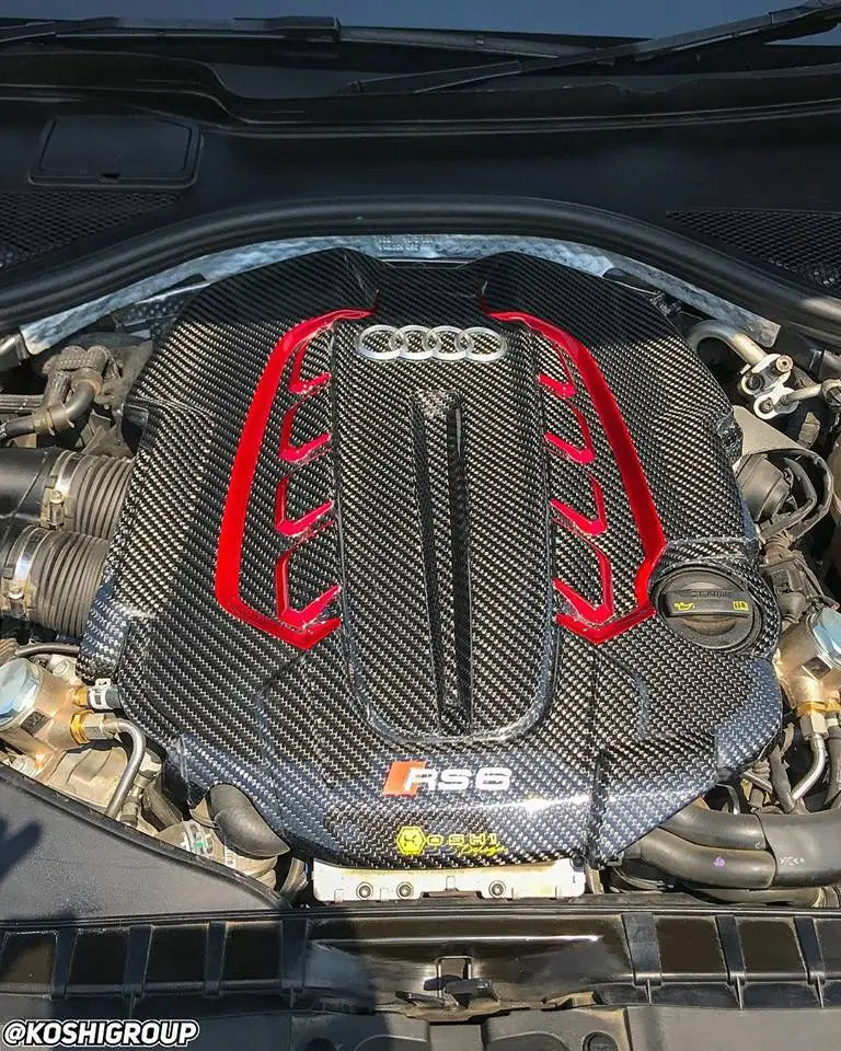 Audi RS6 & RS7 Engine Cover - Carbon Fibre - Koshi Group Store