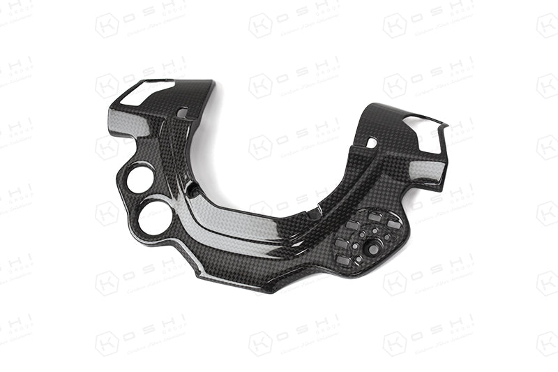 Ferrari F12,458,488,FF Steering Wheel Center Trim - Carbon Fibre - TMC Motorsport