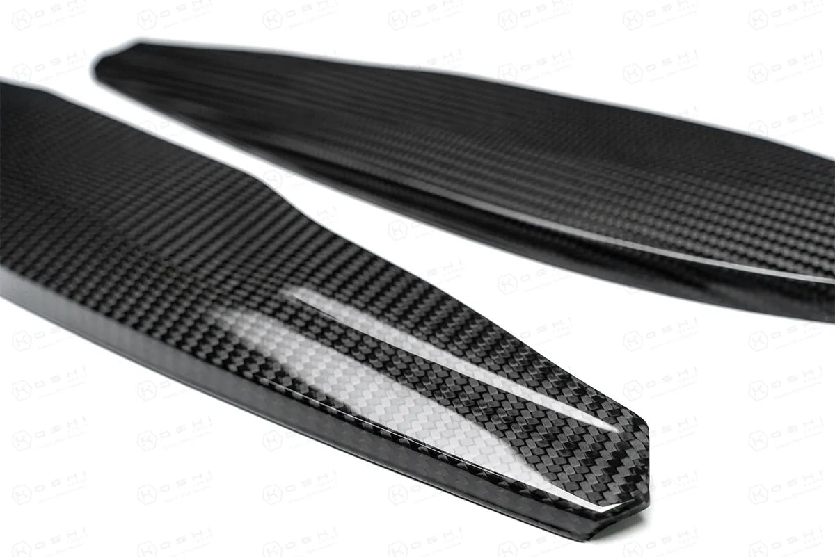 Toyota GR Yaris Headlights Cover (Angry Look) - Carbon Fibre - TMC Motorsport