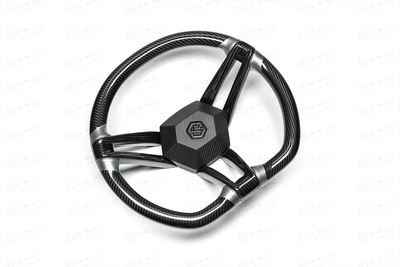 Carbon Fibre 3-Spoke Steering Wheel ???? KOSHI Design - Koshi Group Store