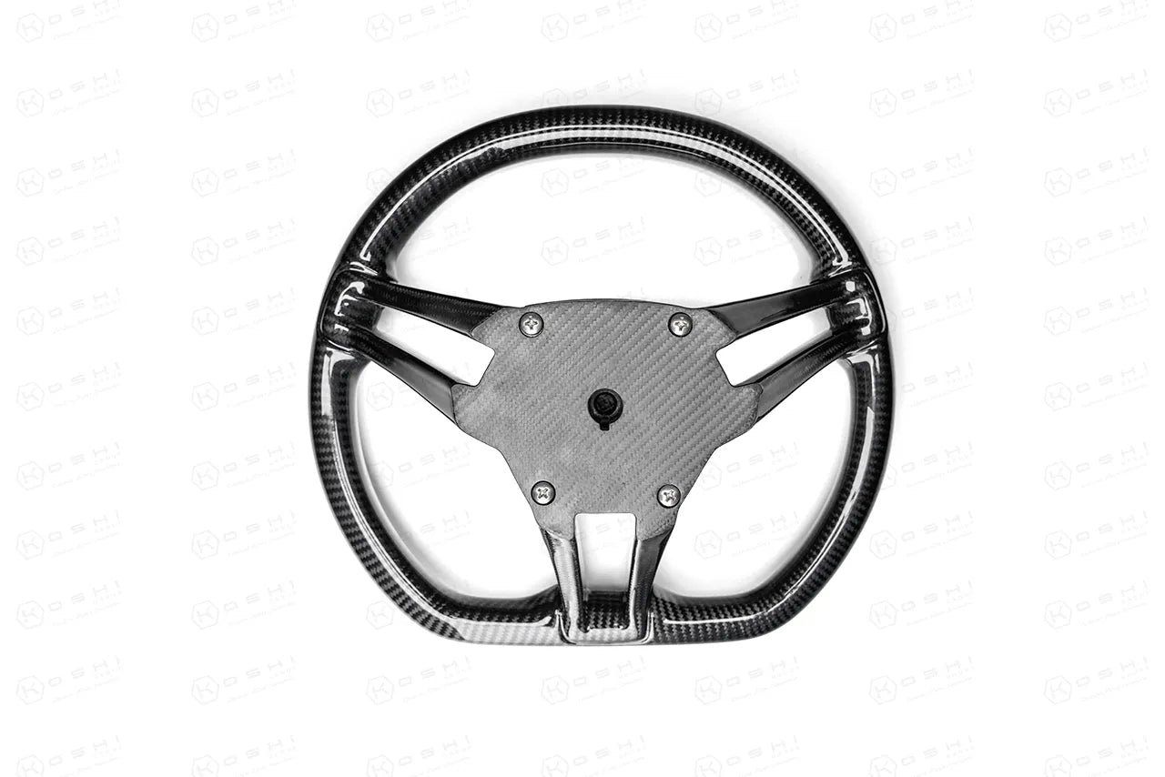 Carbon Fibre 3-Spoke Steering Wheel ???? KOSHI Design - Koshi Group Store