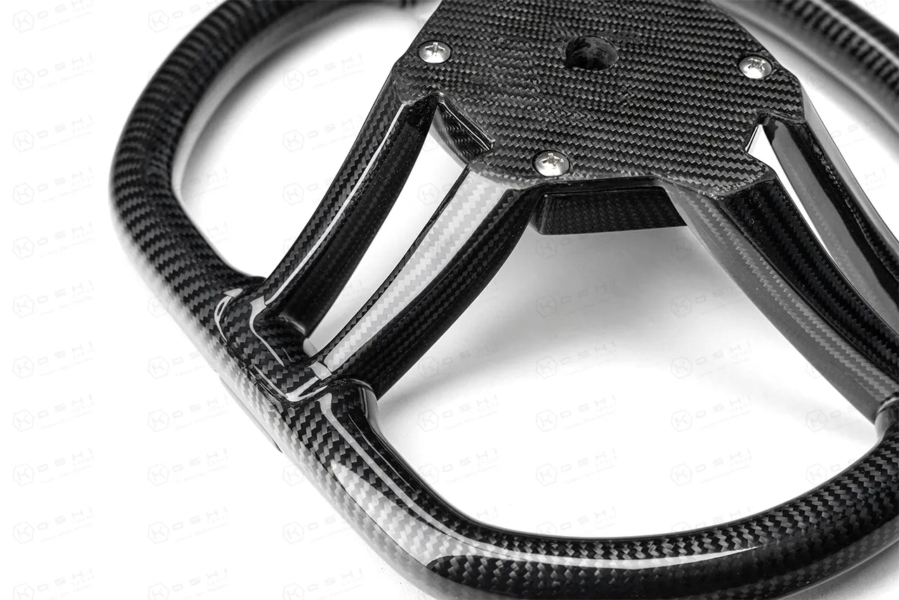 Carbon Fibre 3-Spoke Steering Wheel ???? KOSHI Design - Koshi Group Store