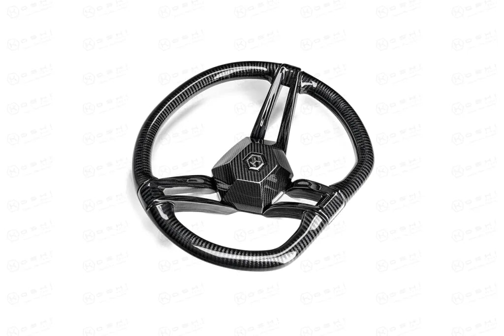 Carbon Fibre 3-Spoke Steering Wheel ???? KOSHI Design - Koshi Group Store