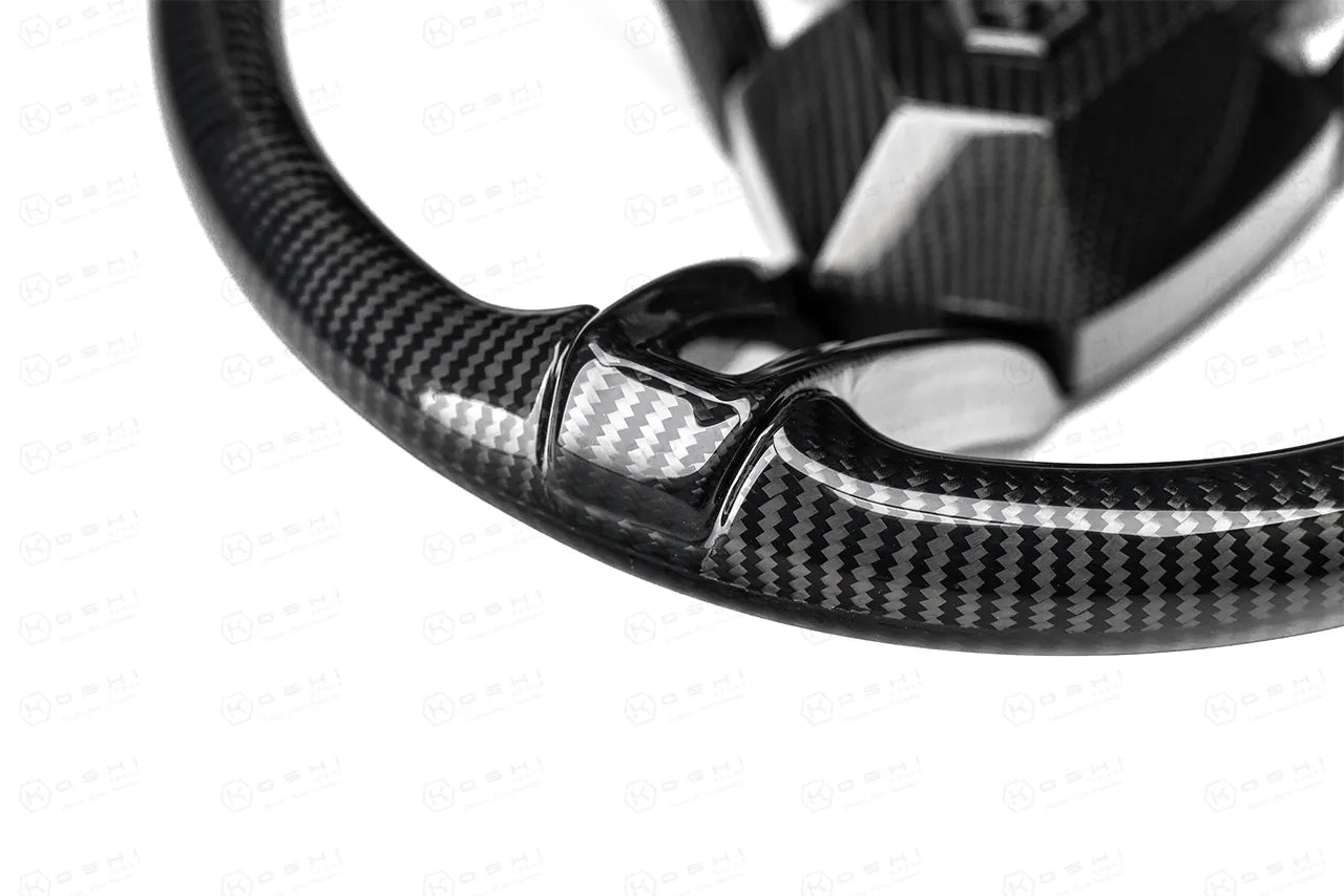 Carbon Fibre 3-Spoke Steering Wheel ???? KOSHI Design - Koshi Group Store