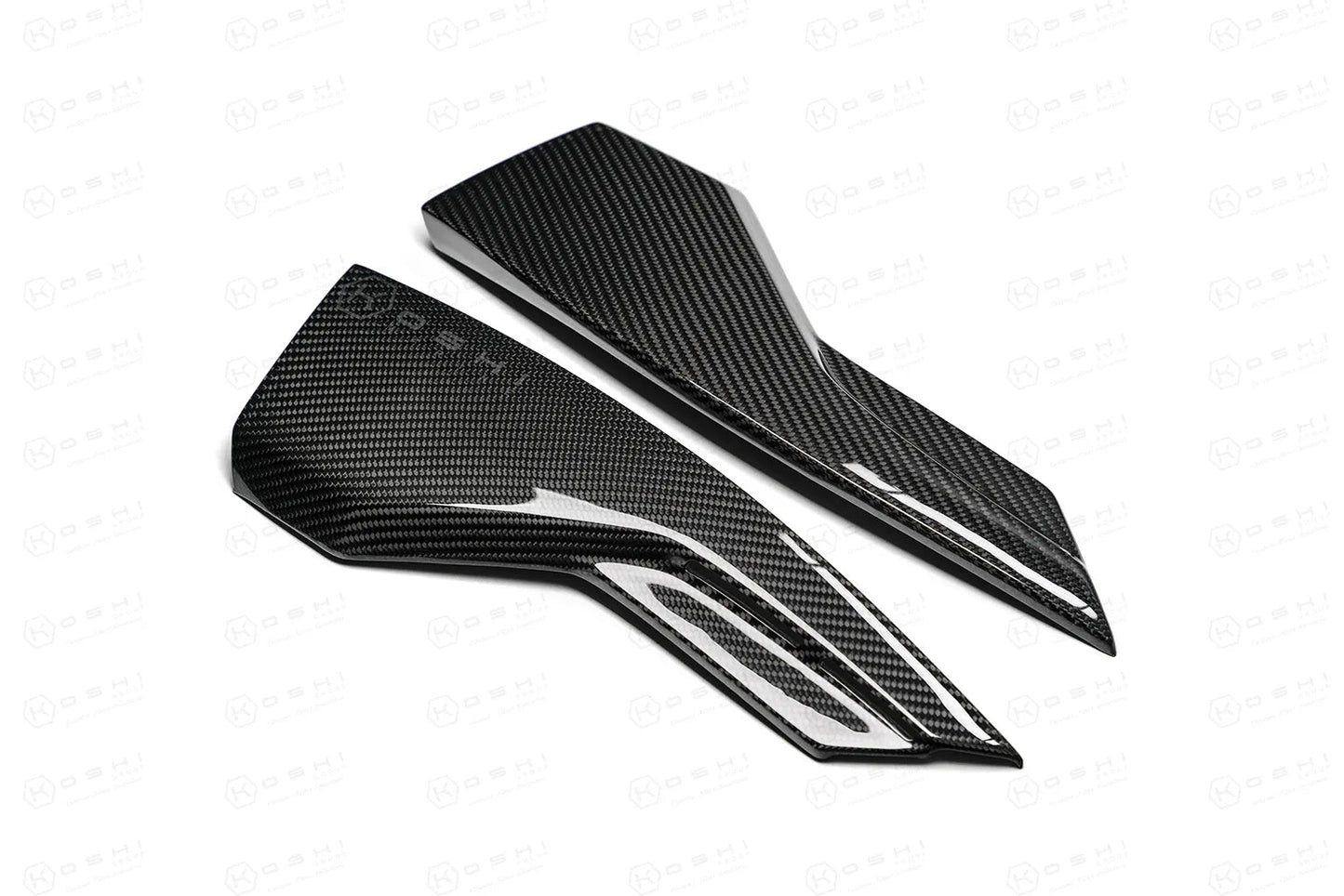 Carbon Fibre Engine Air Scoops for Mercury V8 Outboard, 500R, 450R, 300R - Koshi Group Store