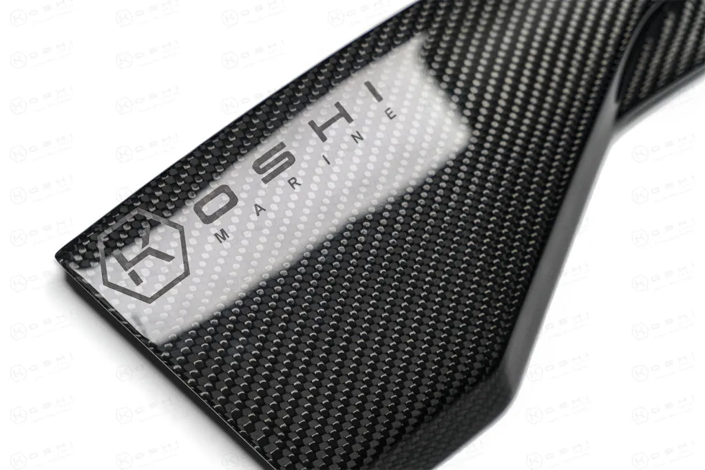 Carbon Fibre Engine Air Scoops for Mercury V8 Outboard, 500R, 450R, 300R - Koshi Group Store