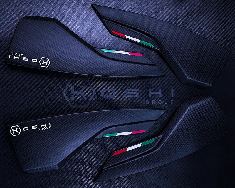 Carbon Fibre Engine Air Scoops for Mercury V8 Outboard, 500R, 450R, 300R - Koshi Group Store