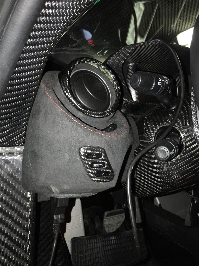 Alfa Romeo 4C Adjustment Button control Frame for LHD - Carbon Fibre - Koshi Group Store