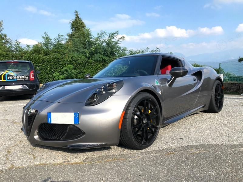 Alfa Romeo 4C Front Aggressive OEM Lip Bumper - Carbon Fibre - Koshi Group Store