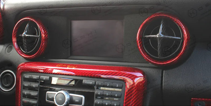 Mercedes Benz SLK R172 Air Vent Selector - Carbon Fibre - Koshi Group Store