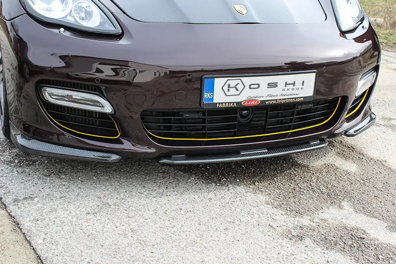 Porsche Panamera Front Lip Splitter Bumper Facelift - Carbon Fibre - Koshi Group Store