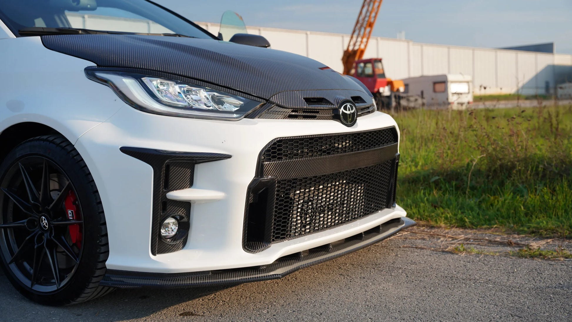 GR Yaris Front Grill Intake - Carbon Fibre - Koshi Group Store