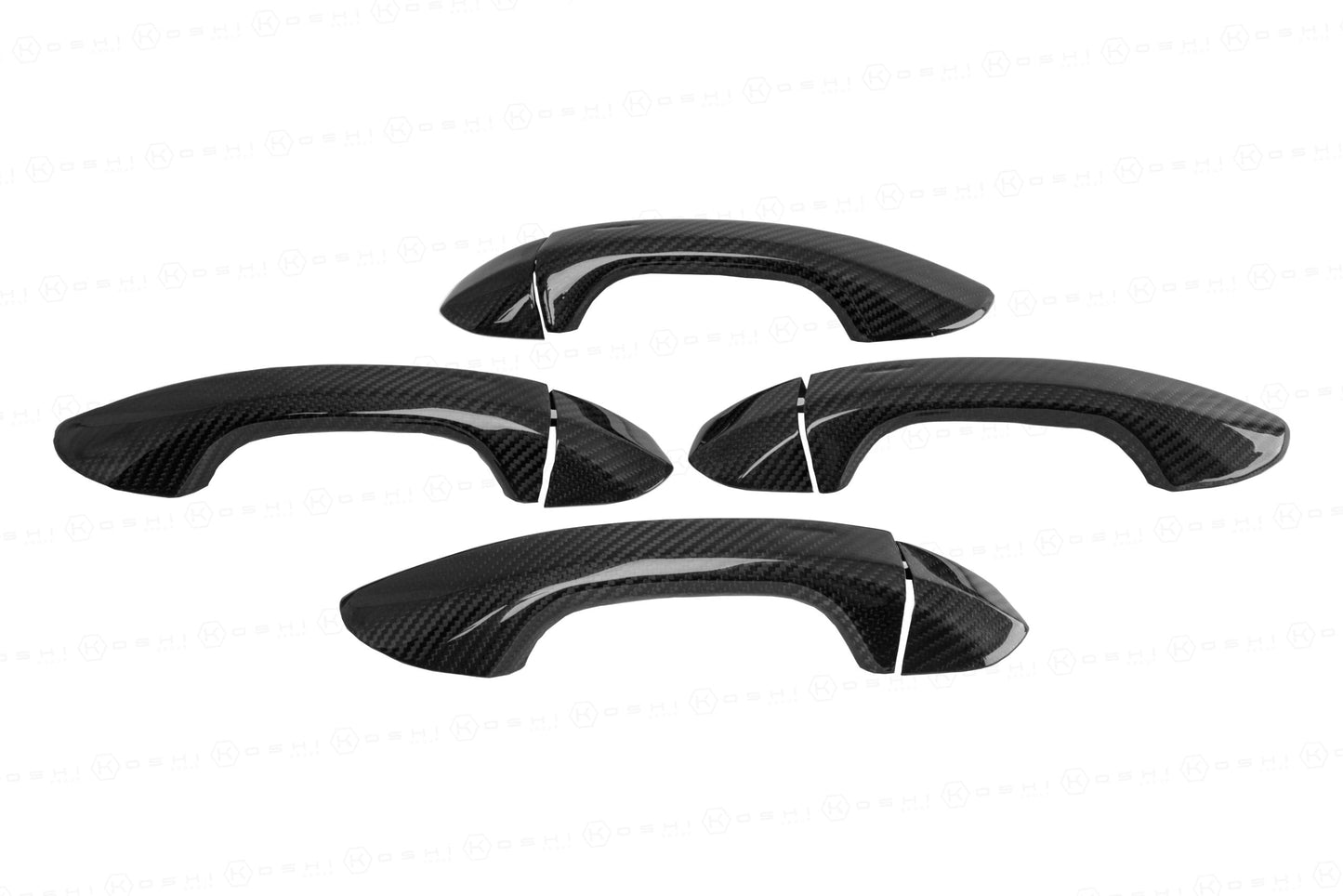 Audi SQ8 External Door Handles Cover - Carbon Fibre
