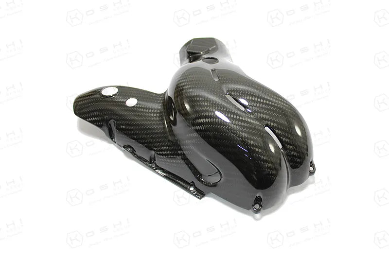 Ducati Panigale V4 S Exhaust Protection Cover - Carbon Fibre - Koshi Group Store