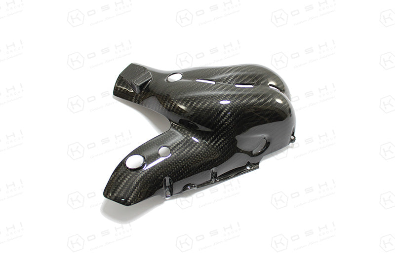 Ducati Panigale V4 S Exhaust protection cover - Carbon Fibre