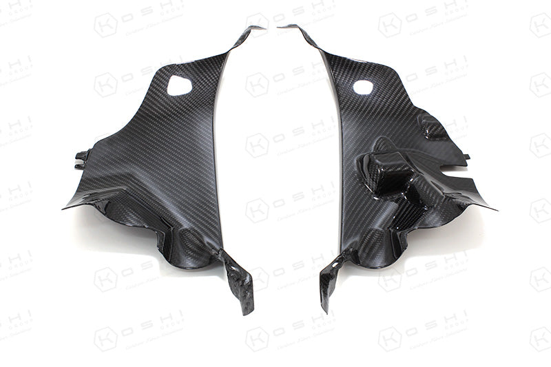Ducati Panigale V4 S air tube covers - Carbon Fibre