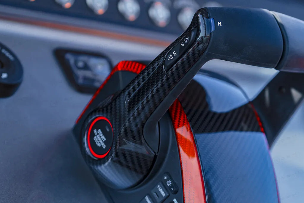 Mercury Next Gen DTS Multi-Engine Control Throttle Cover - Carbon Fibre - Koshi Group Store