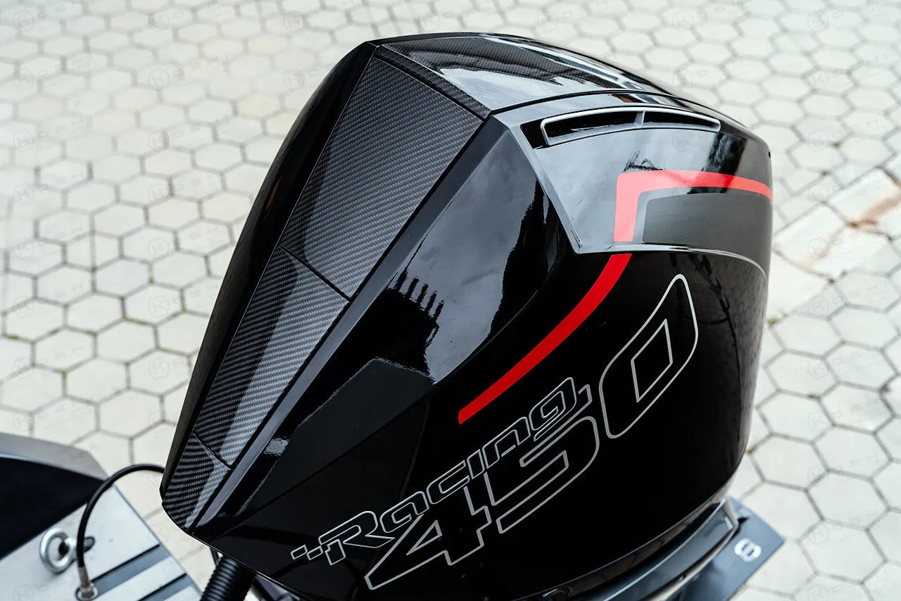 Mercury V8 Outboard Cowling Accent Panel Kit - Carbon Fibre - Koshi Group Store