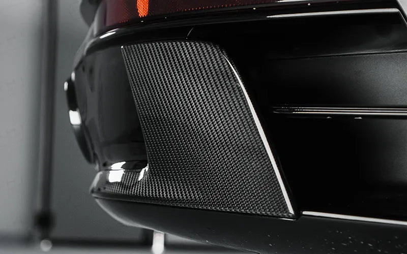 Porsche 992 Rear Diffuser Flaps Cover - Carbon Fibre - Koshi Group Store