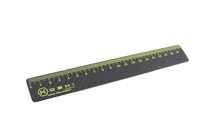 Ruler 20CM - Carbon Fibre - Koshi Group Store
