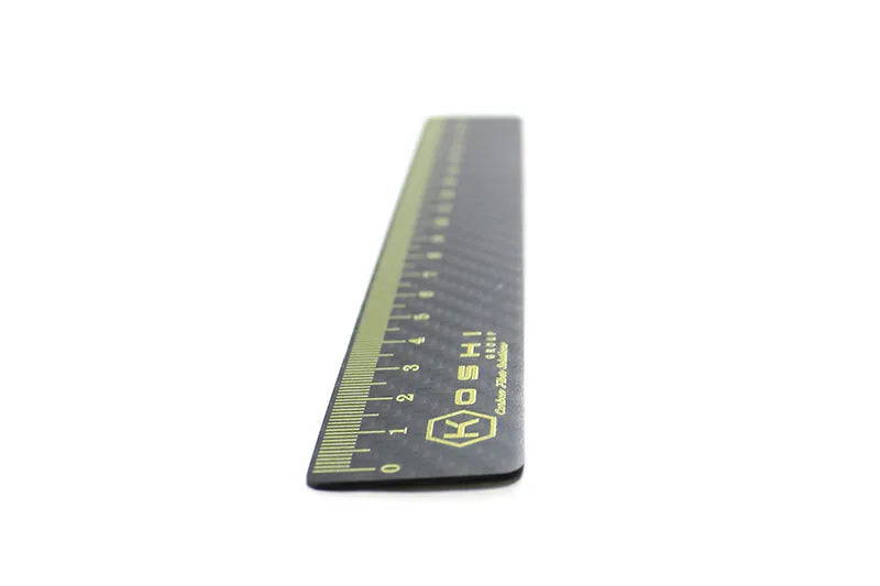 Ruler 20CM - Carbon Fibre - Koshi Group Store