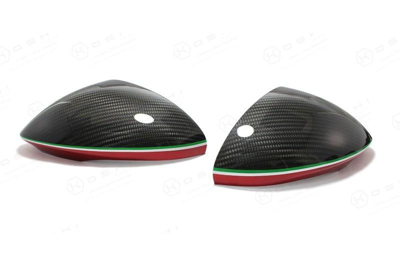Alfa Romeo Stelvio Mirror Caps - Carbon Fibre - Koshi Group Store