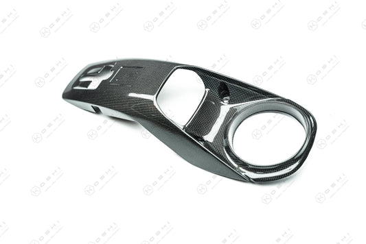 Ferrari F8 – Carbon Fibre Center Engine Cover - Carbon Fibre - TMC Motorsport