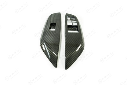 Toyota GR Yaris Window Switch Control Cover - Carbon Fibre - TMC Motorsport