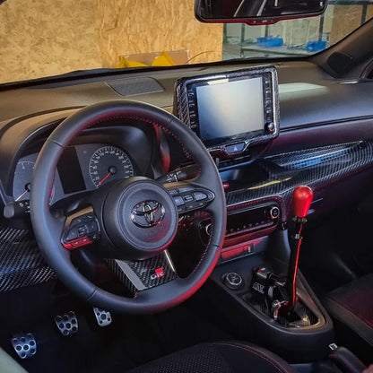 Toyota GR Yaris Screen Display Frame - Carbon Fibre - TMC Motorsport