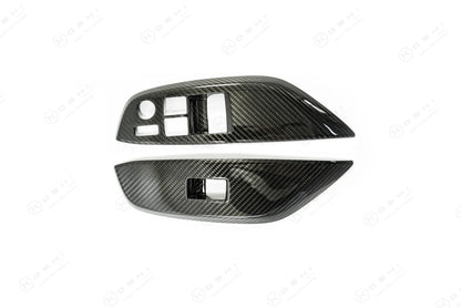 Toyota GR Yaris Window Switch Control Cover - Carbon Fibre - TMC Motorsport