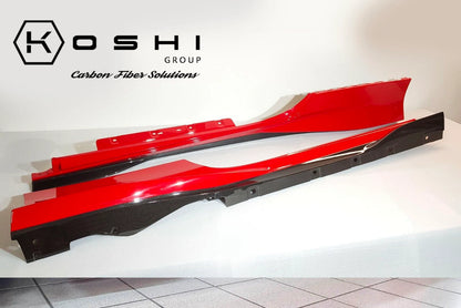 Ferrari F8 – Side Skirts - Carbon Fibre - TMC Motorsport